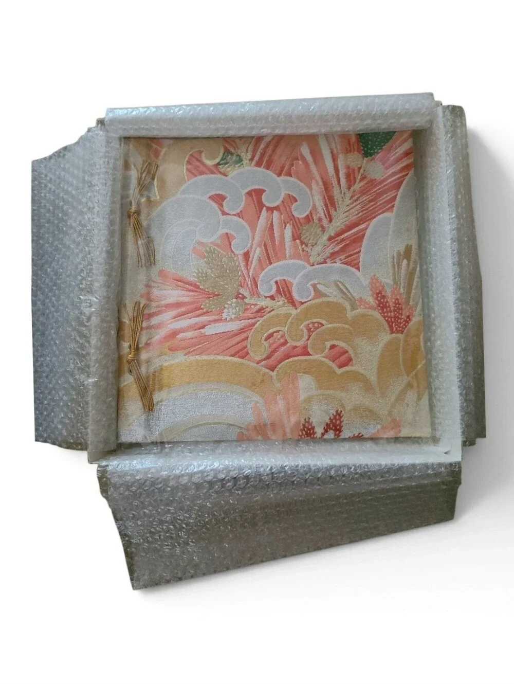 Gump's Vintage Japanese Silk Brocade Photo Album - In Original Box